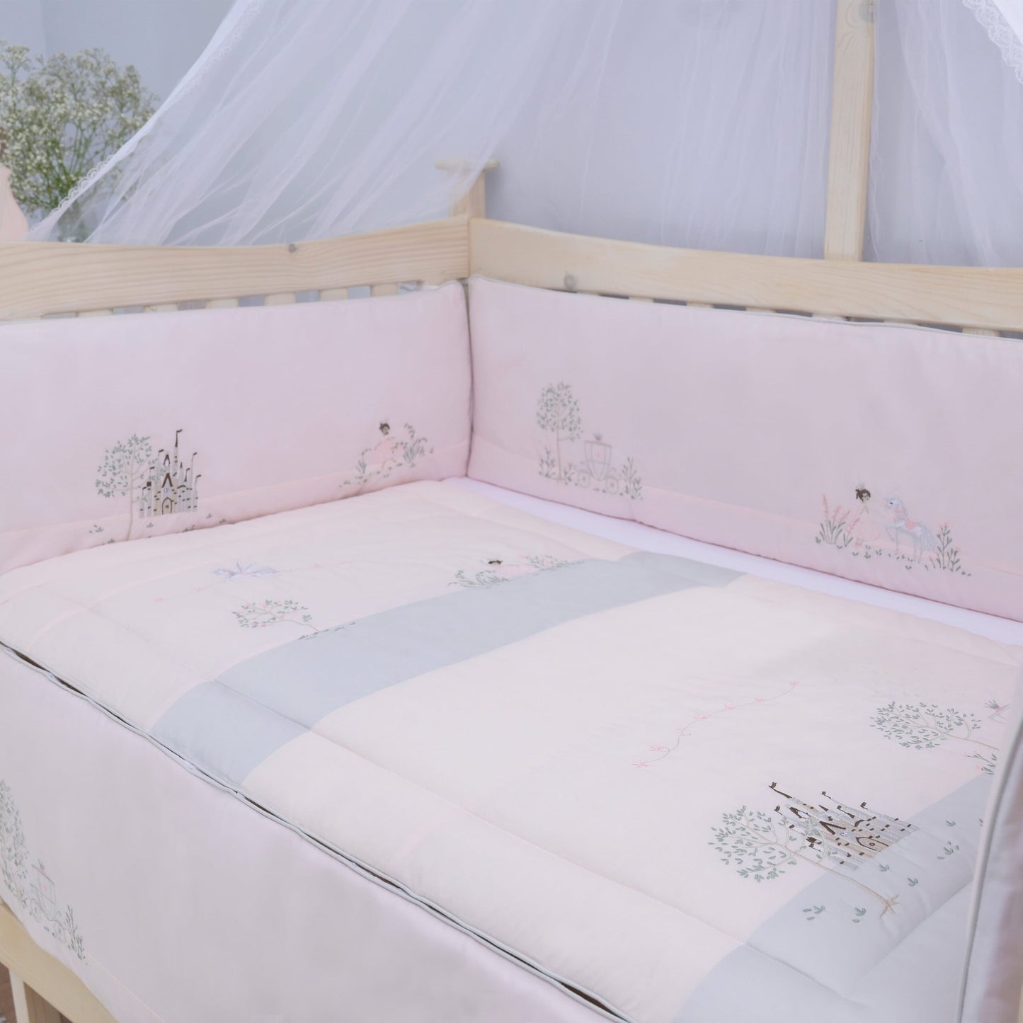 Princess Mahi Bumper 4Pcs Cover Set