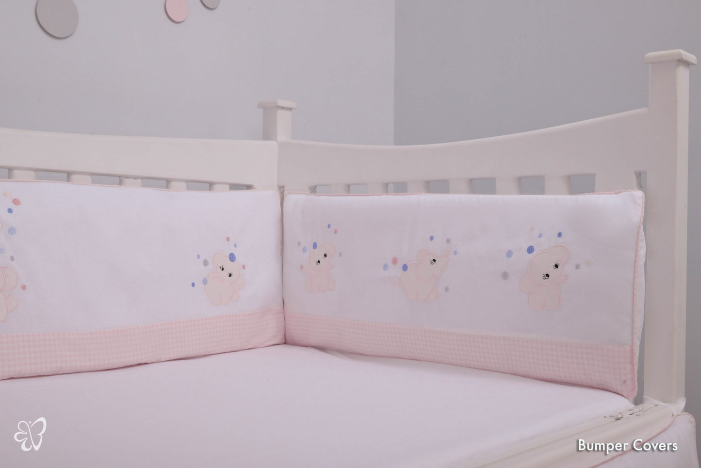 Jumbo Babies Pink Bumper Set