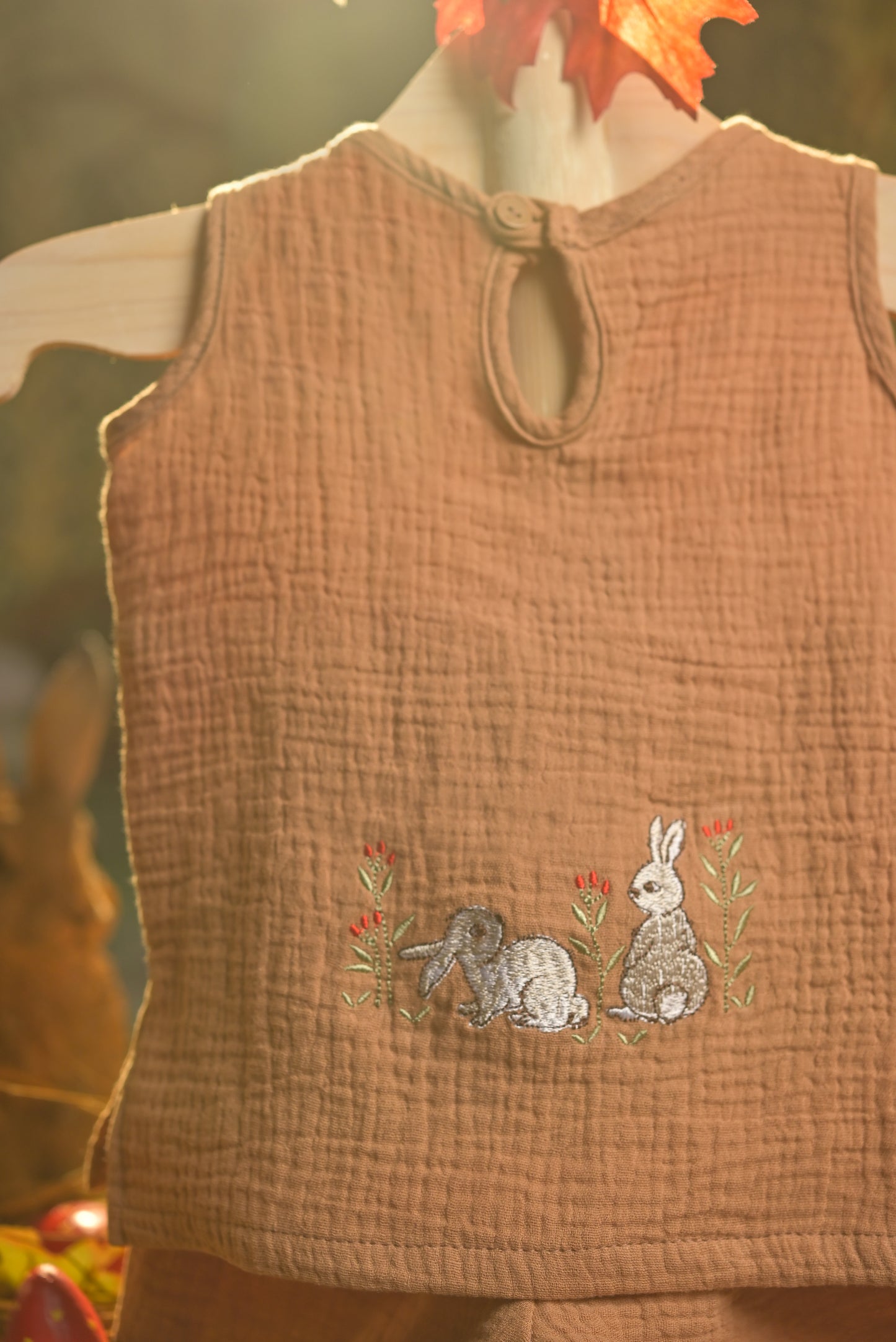 Bamboo Cotton - Mystic Trail Boys Sleeveless Top and Shorts Set