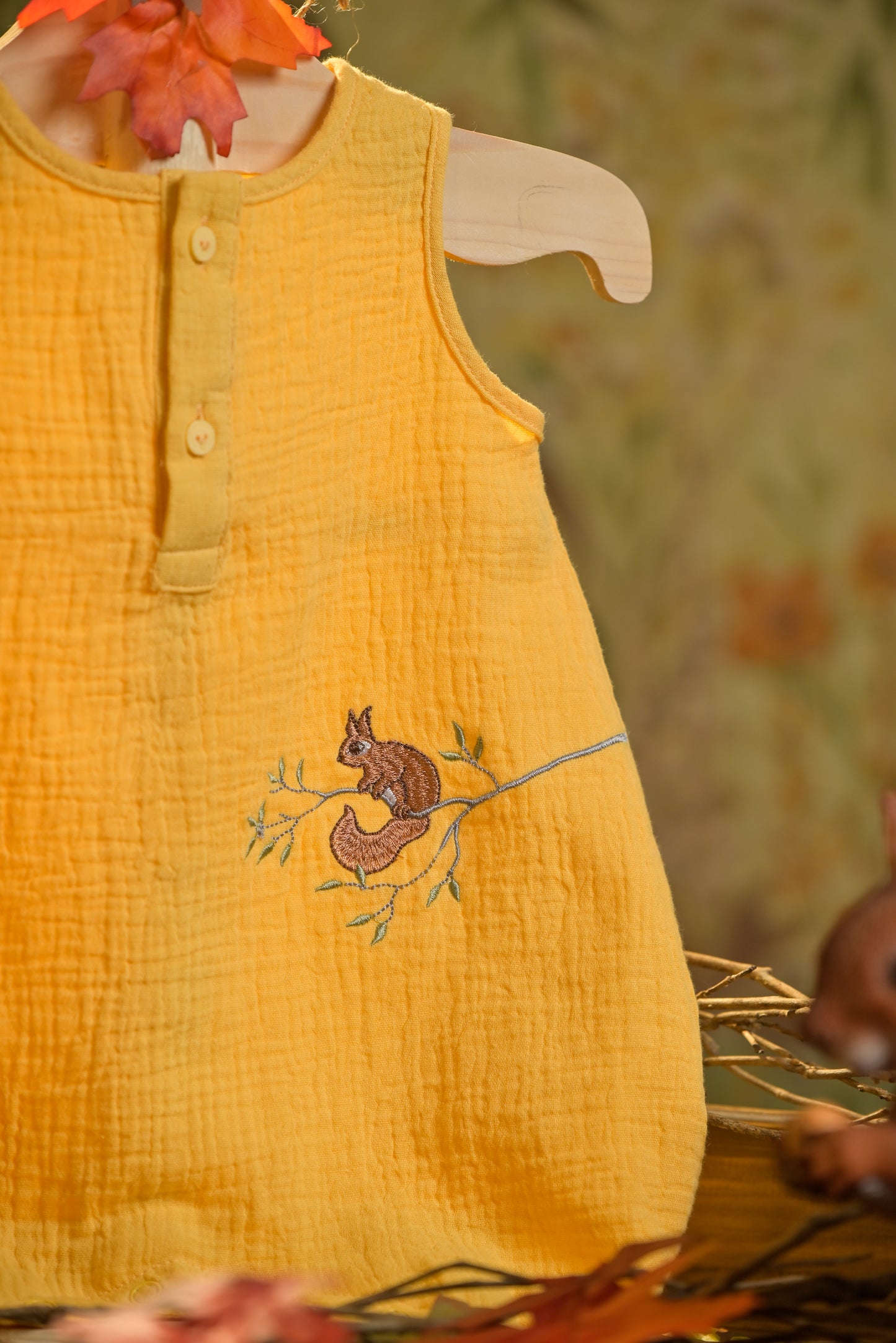 Bamboo Cotton - Thistle Hollow Boys Sleeveless Romper Set