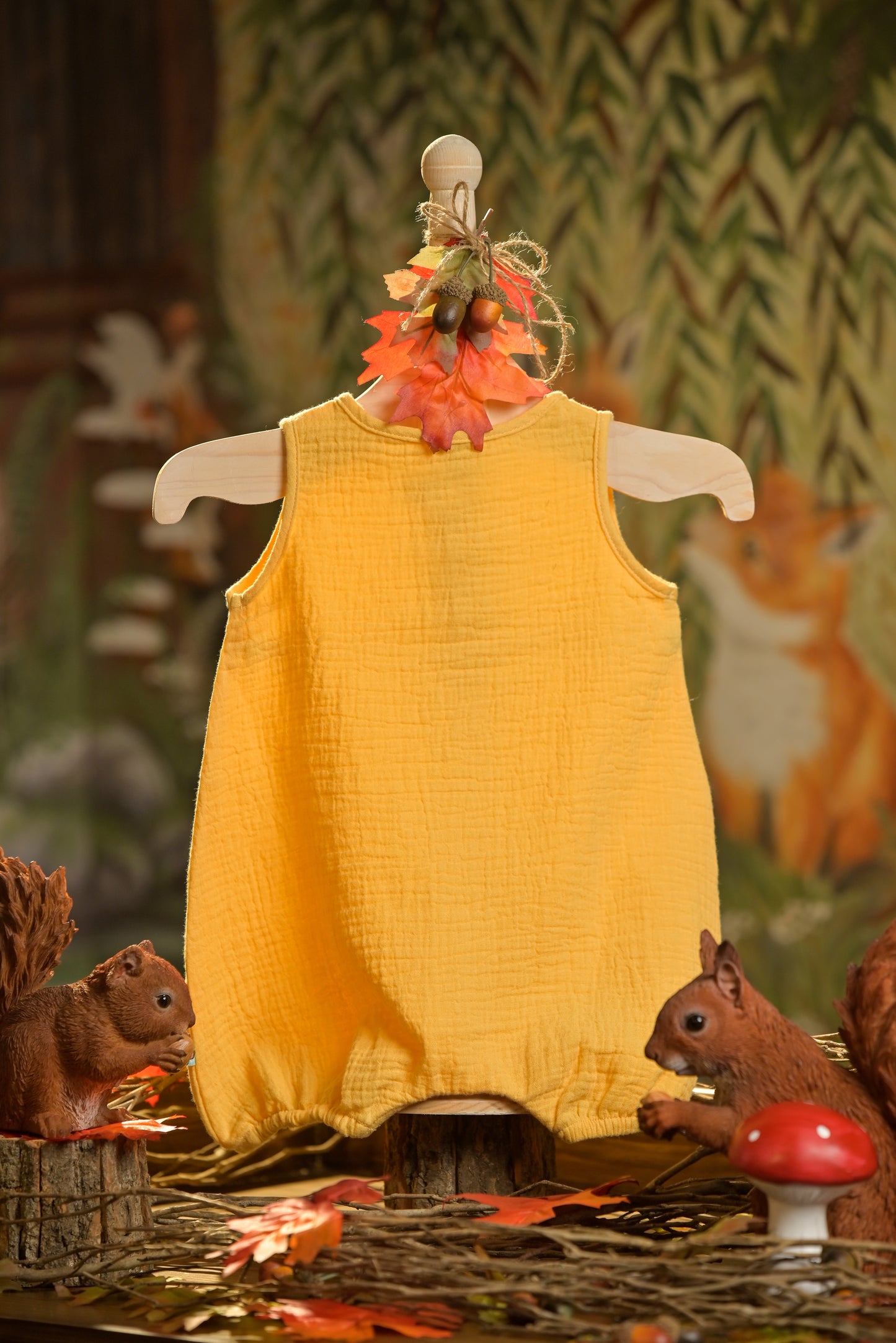 Bamboo Cotton - Thistle Hollow Boys Sleeveless Romper Set