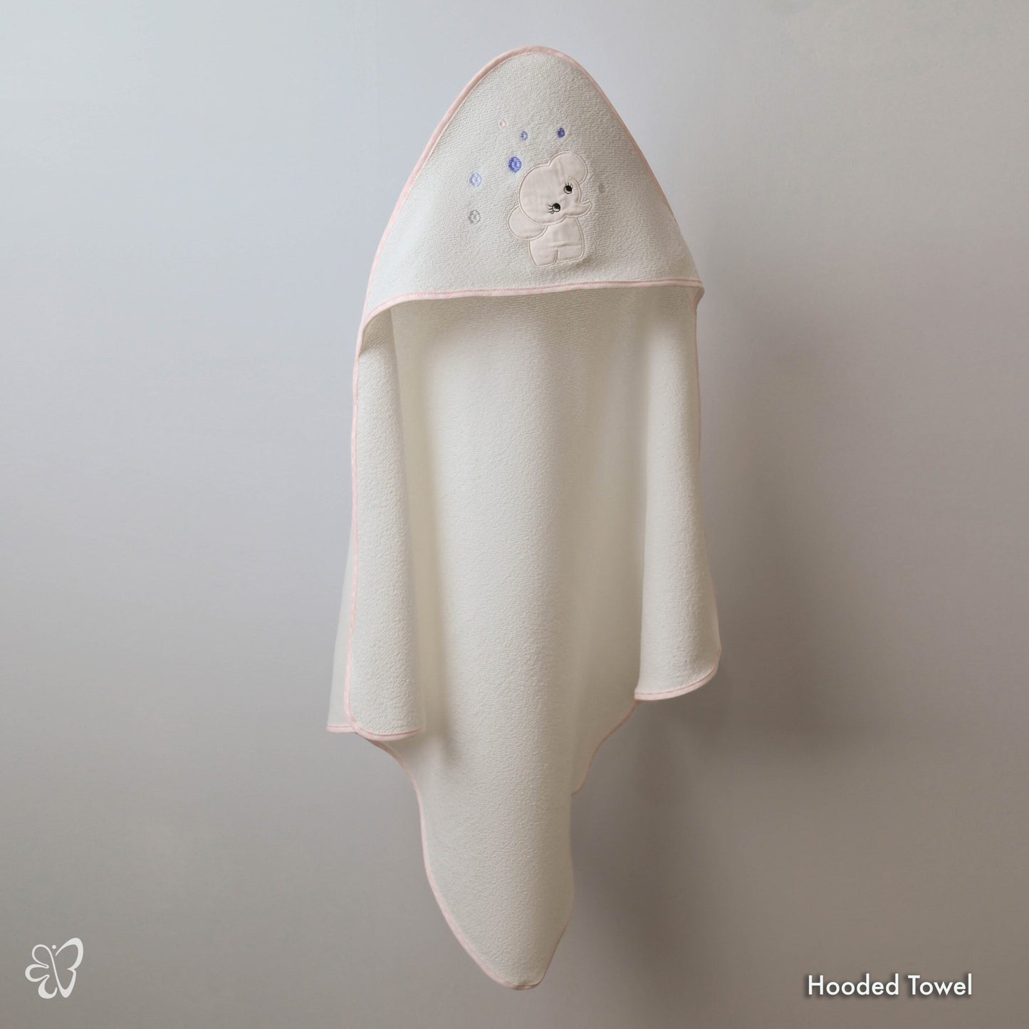 Jumbo Babies Pink Hooded Towel