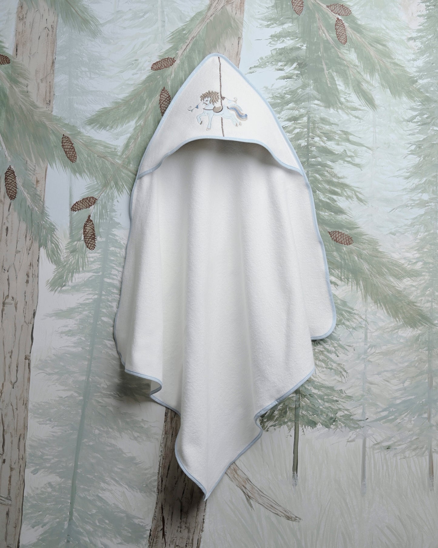 Merry Go Round Hooded Towel – Boy