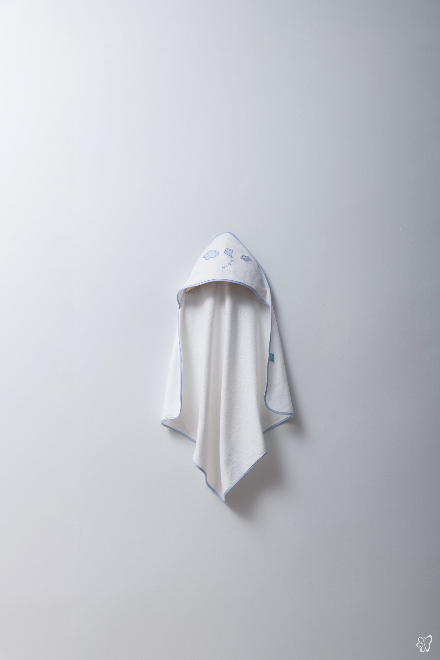 Cloudy Blue Hooded Towel