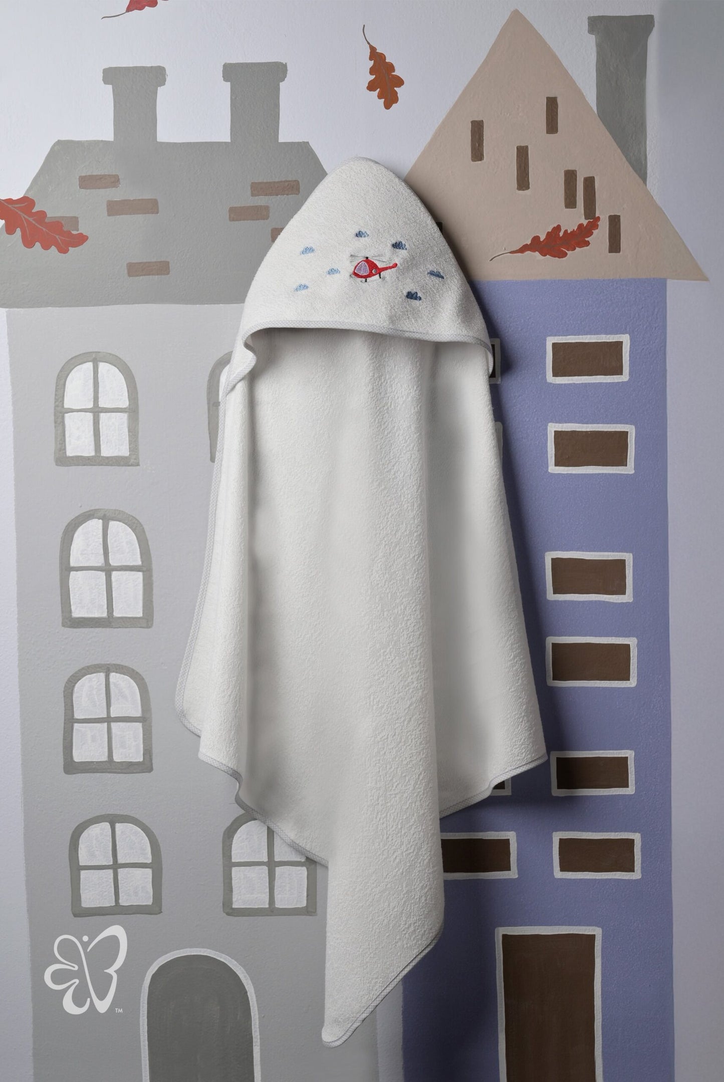 Autumn Fire Hooded Towel