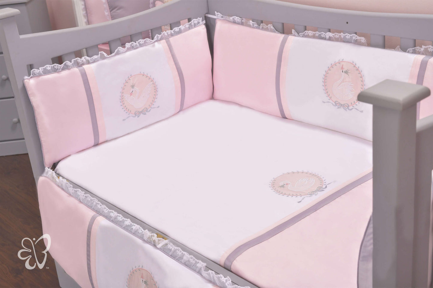Swan Princess Cot Sheet