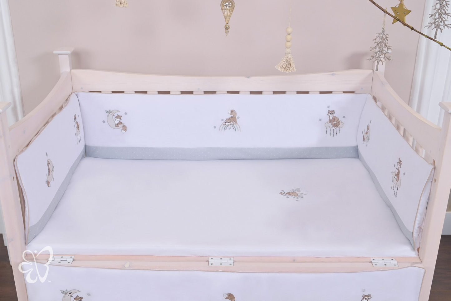 Over The Mountain Cot Sheet