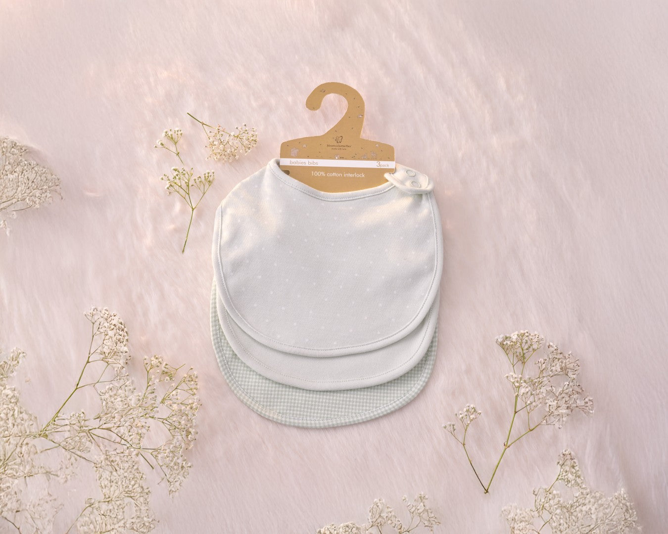 Sage Green Bibs - Set of 3