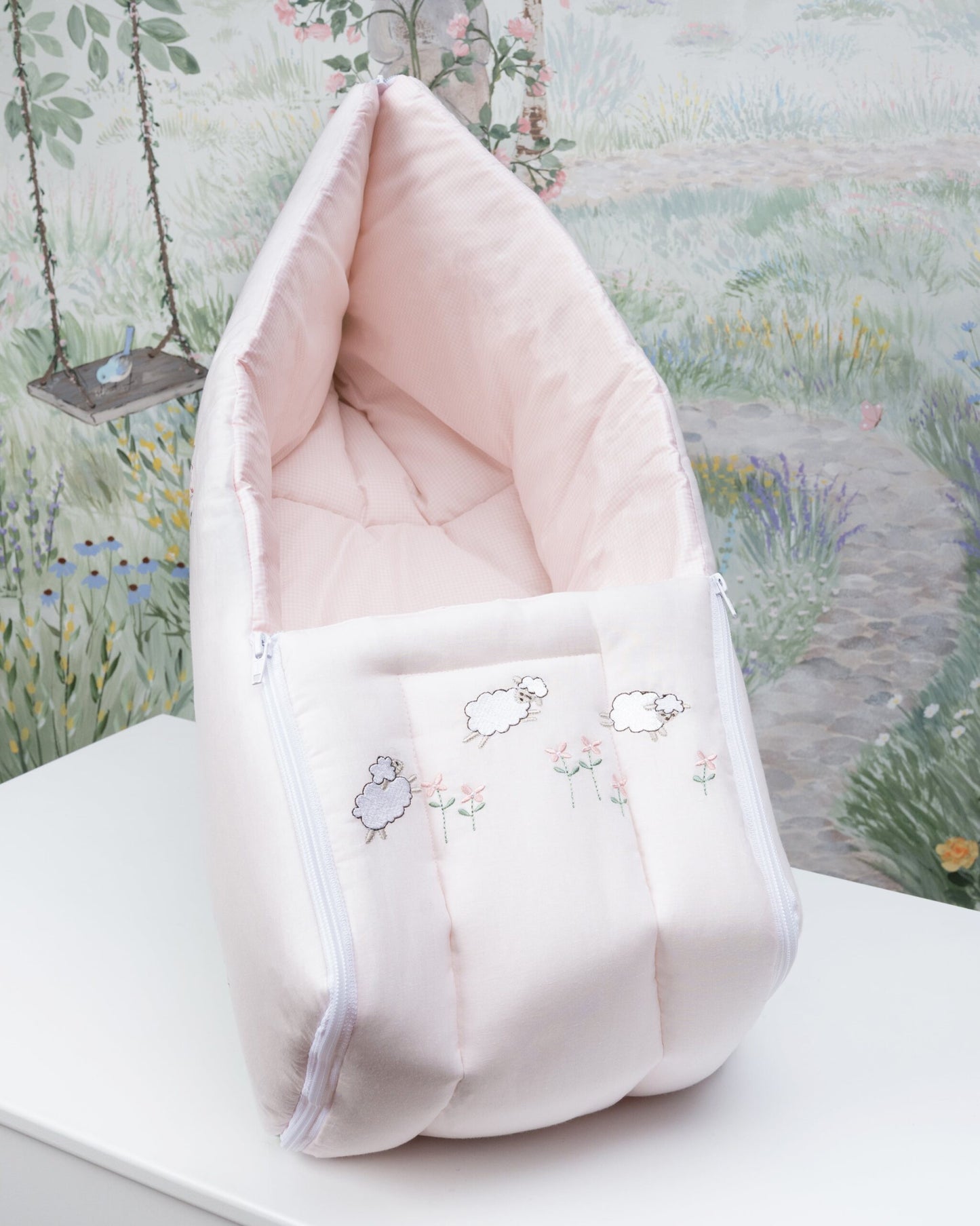 Lambs in Meadow Sleeping Bag