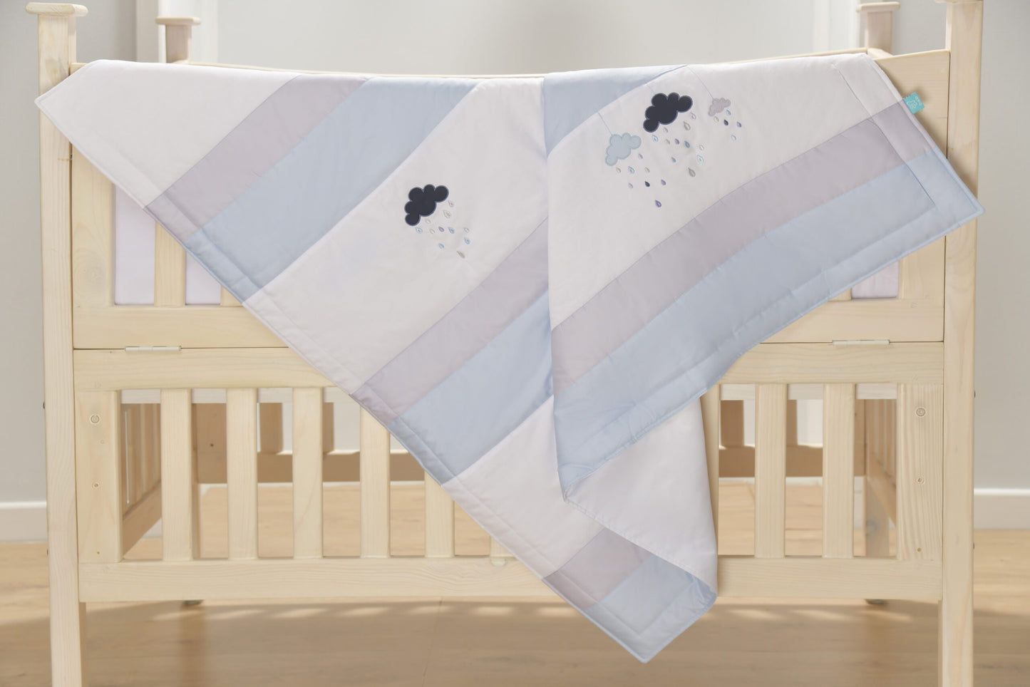 Rainy Blue Swaddle