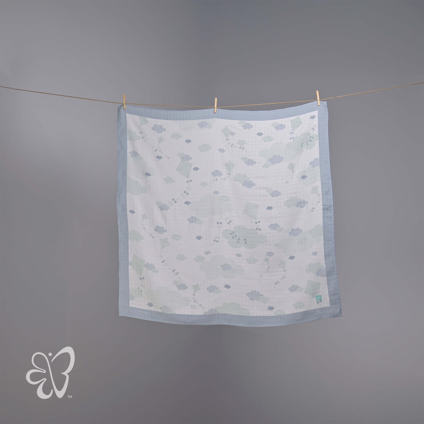 Swaddle Wrap – Cloudy Blue