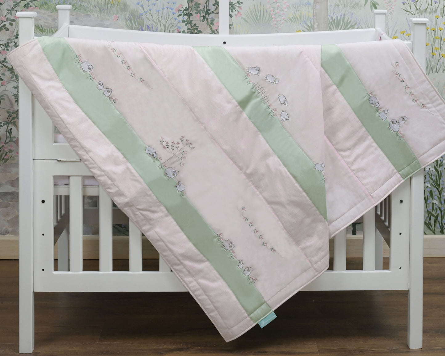 Lambs in Meadow Swaddle