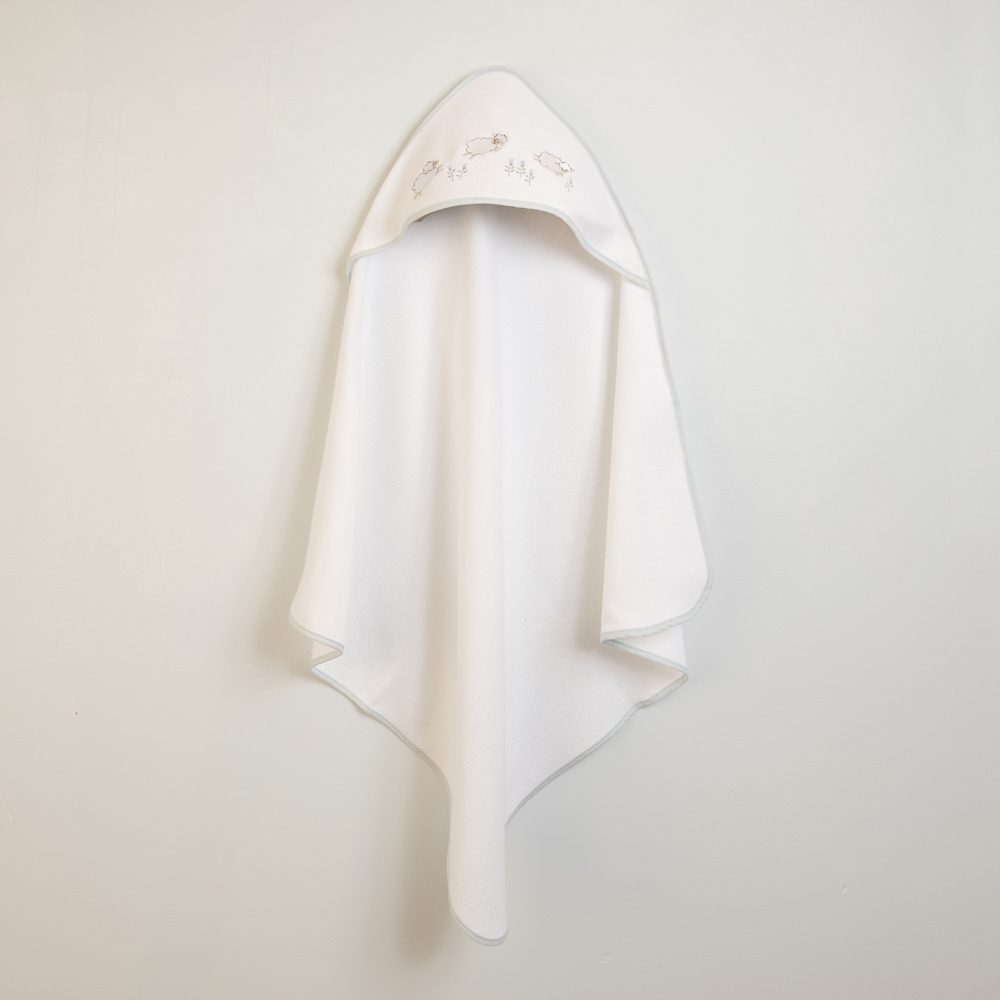 Winter Lambs Hooded Towel