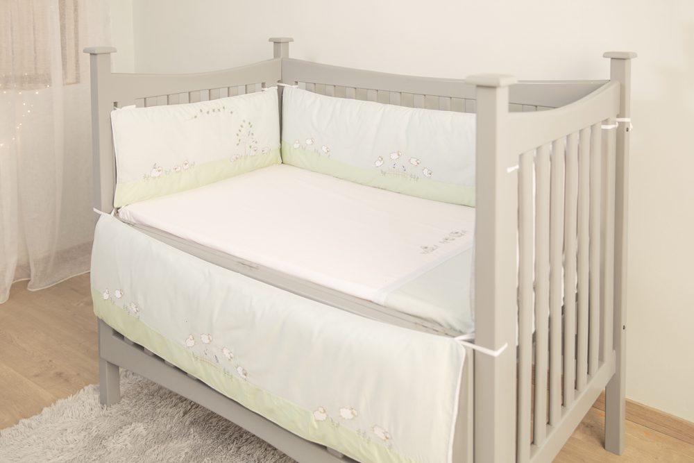 Winter Lambs Cot Sheet