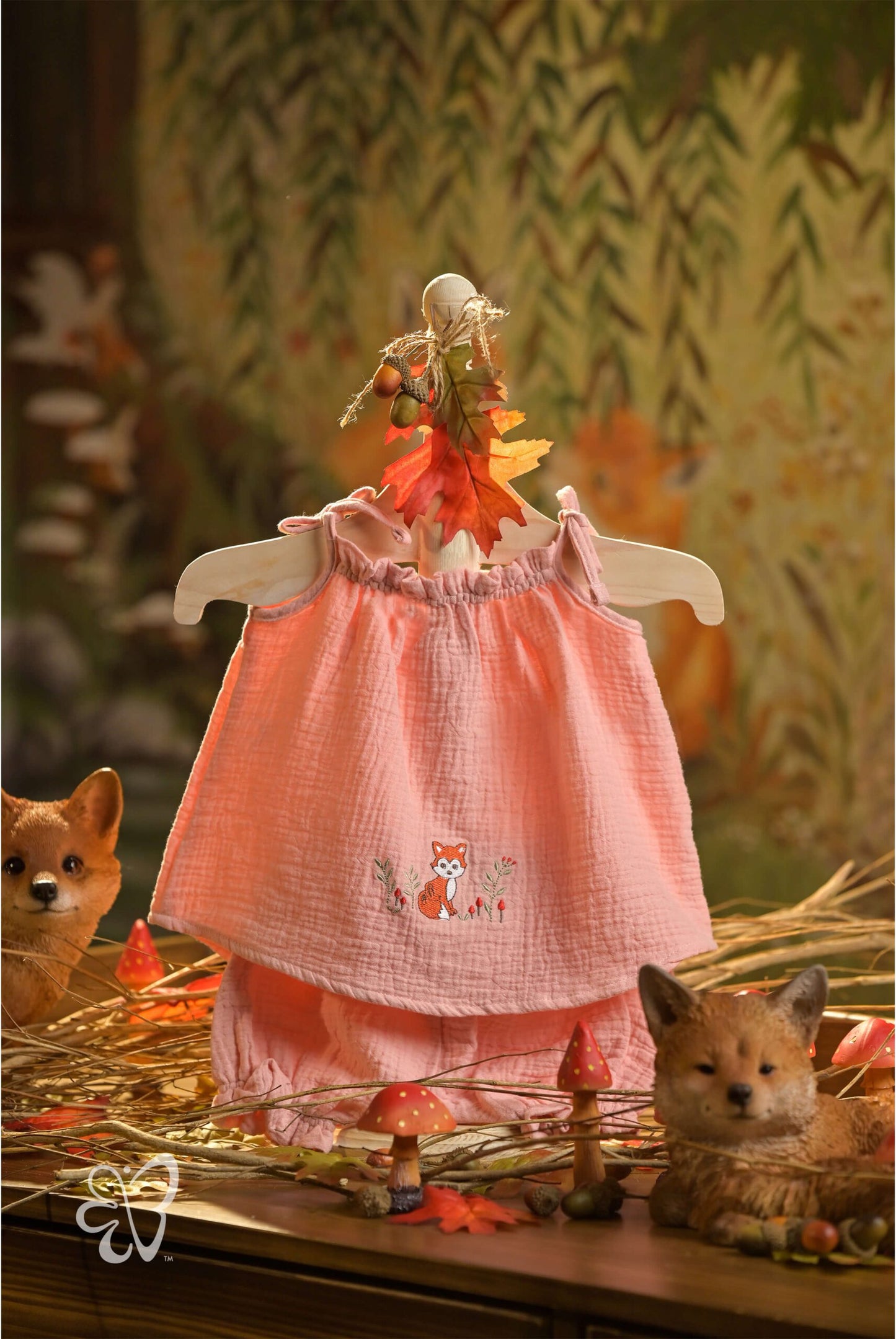 Bamboo Cotton - Meadow Whisper Girls Top and Bottom Set