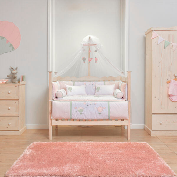 Windy Pink Full Bedding Set