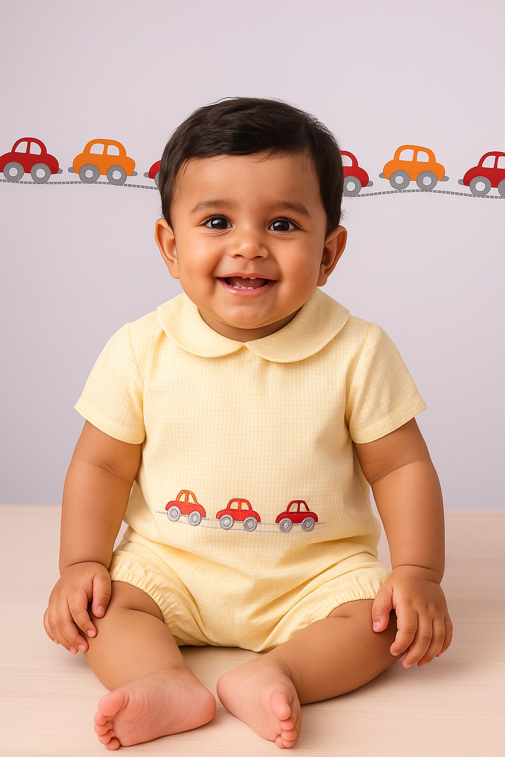 Vehicle - Road Rider Newborn Boy Shirt and Shorts Set