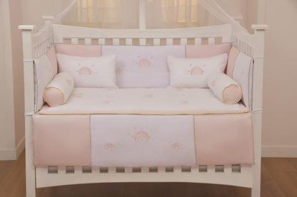 Rainbow Pink Rectangle Pillowcase
