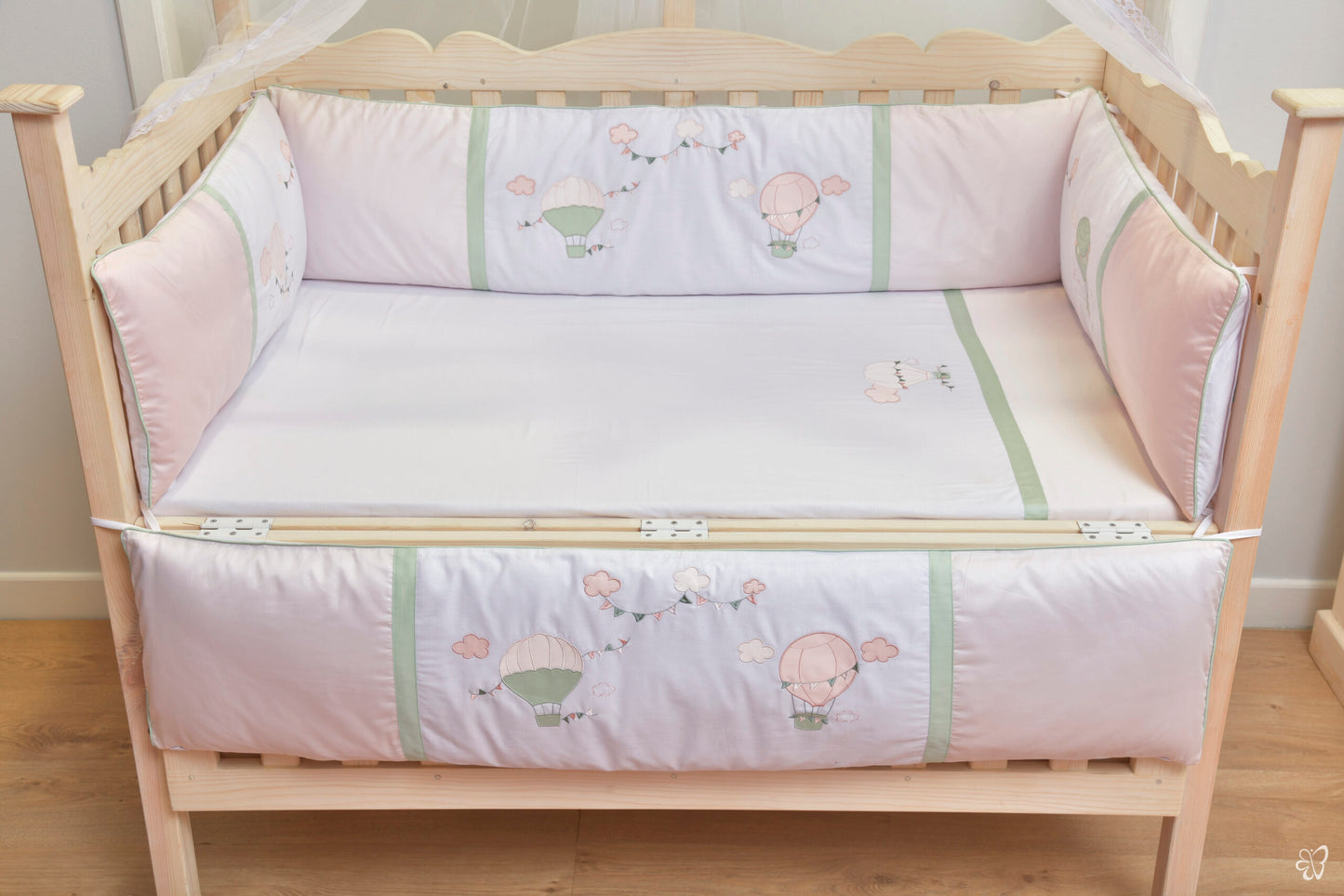 Windy Pink Bumper Set