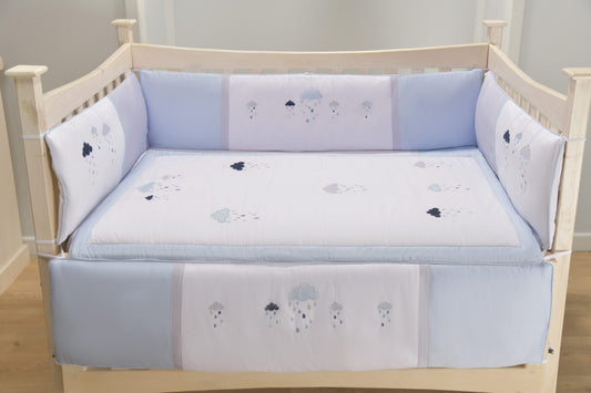 Rainy Blue Bumper Set