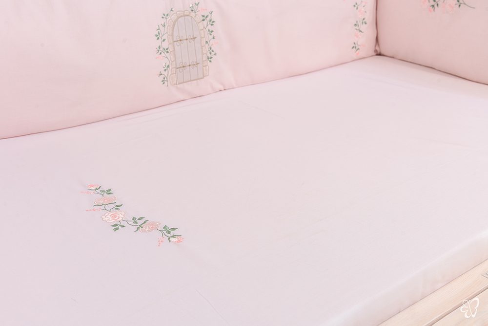 Secret Garden Cot Sheet