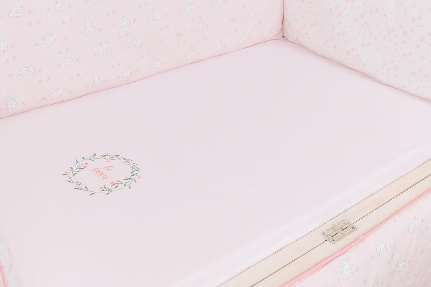 Be Happy Cot Sheet