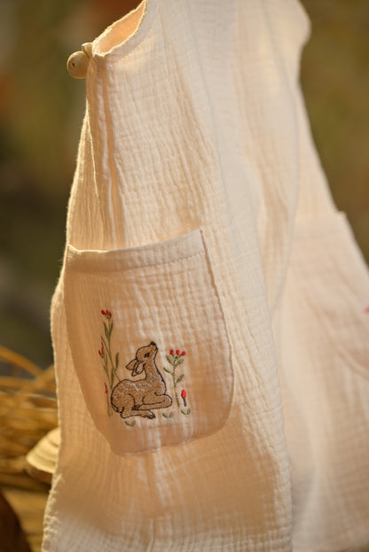 Bamboo Cotton - Woodland Wanderer Boys Sleeveless Romper Set
