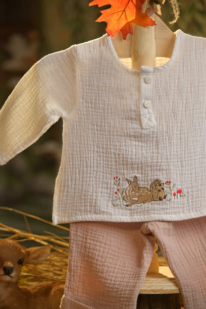 Bamboo Cotton - Forest Flicker Boys Top and Pants Set