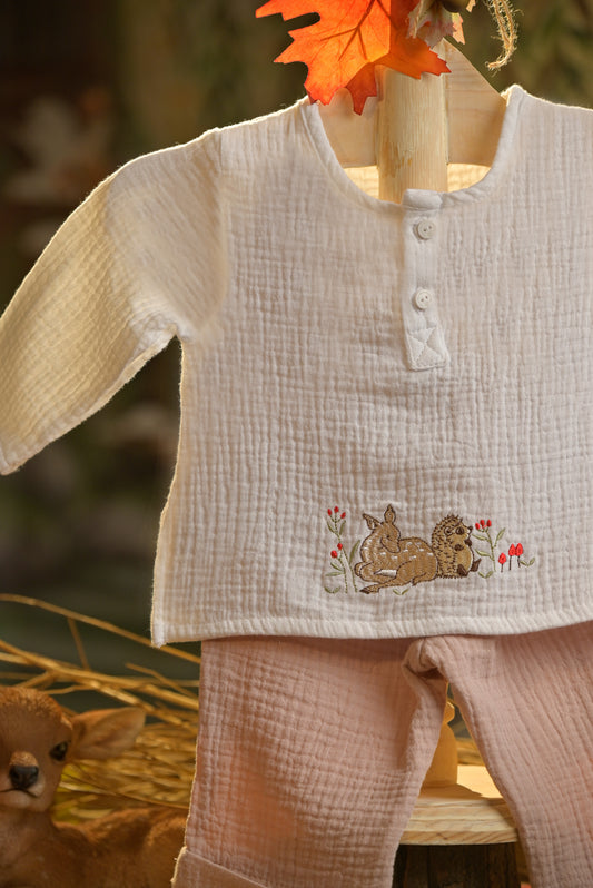 Bamboo Cotton - Forest Flicker Boys Top and Pants Set