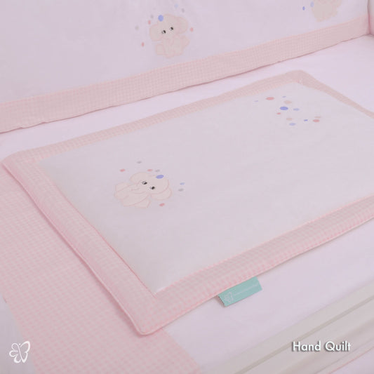 Jumbo Babies Pink Hand Quilt
