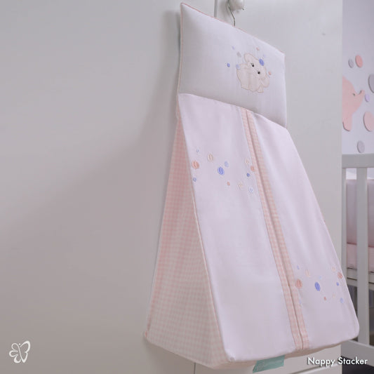 Jumbo Babies Pink Nappy Stacker