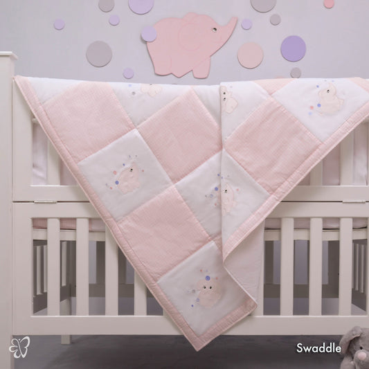 Jumbo Babies Pink Swaddle