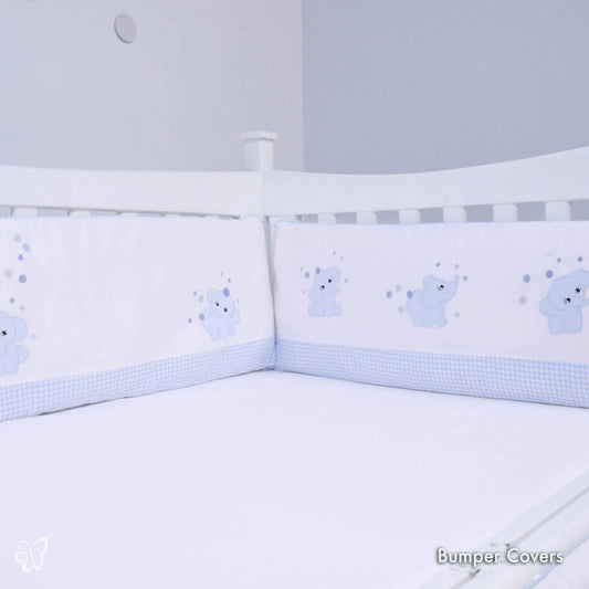 Jumbo Babies Blue Bumper Set