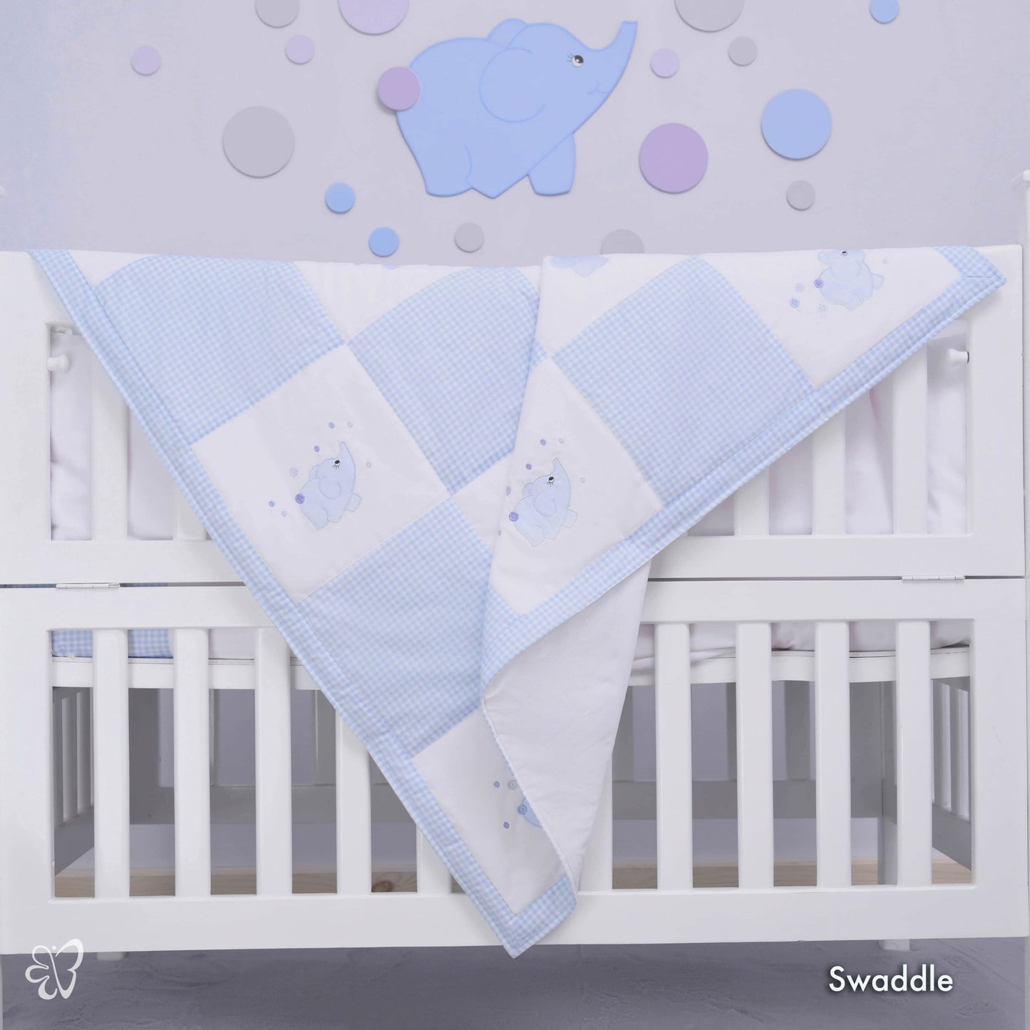 Jumbo Babies Blue Swaddle