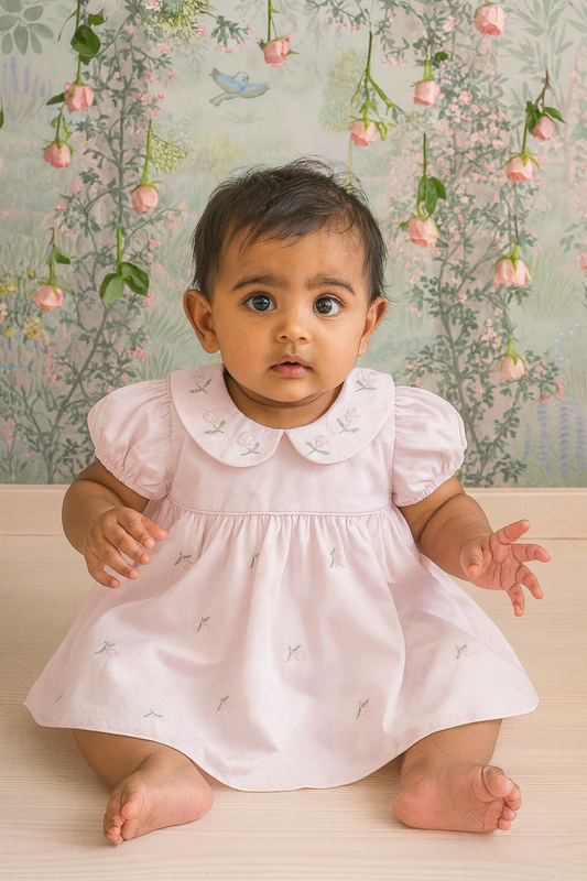 Girls Fairytale Frock - Mid Pink