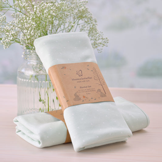Knitted Receiving Blanket for Kids