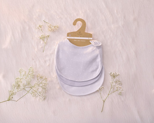 Grey Bibs - Set of 3
