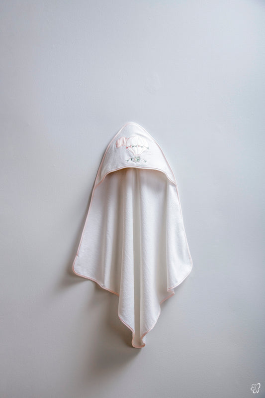 Windy Pink Hooded Towel