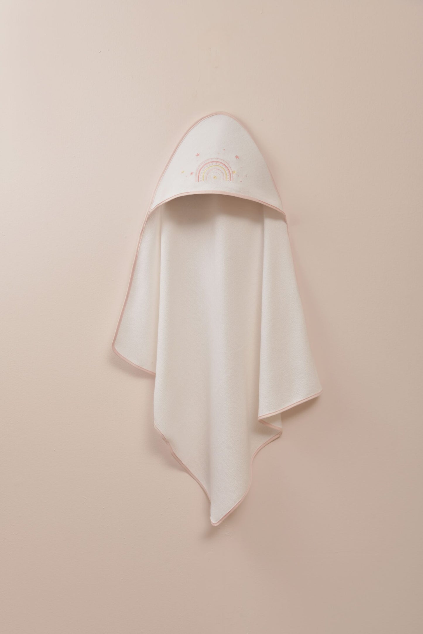 Rainbow Pink Hooded Towel