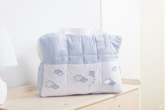 Cloudy Blue Large Bag
