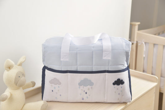 Rainy Blue Large Bag