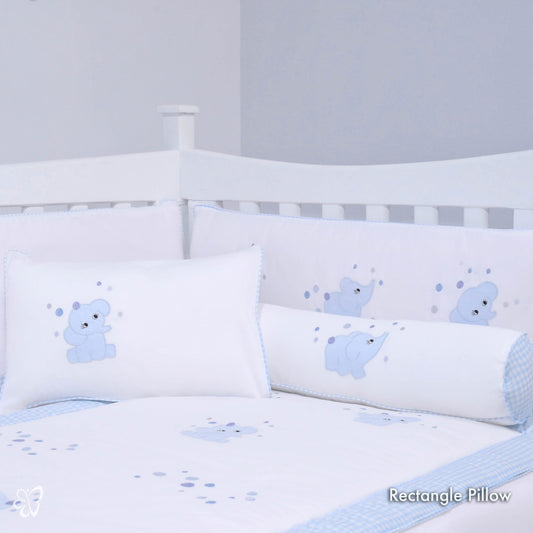 Jumbo Babies Blue Rectangle Pillowcase