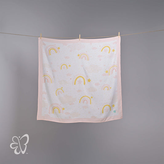 Swaddle Wrap – Rainbow Pink