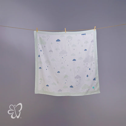 Swaddle Wrap – Rainy Blue
