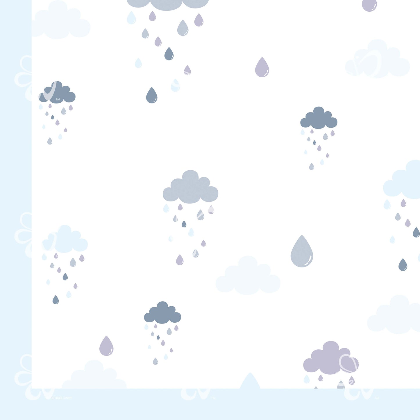 Swaddle Wrap – Rainy Blue