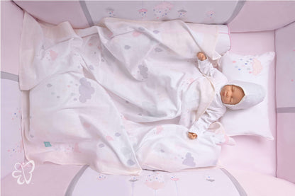 Swaddle Wrap – Rainy Pink