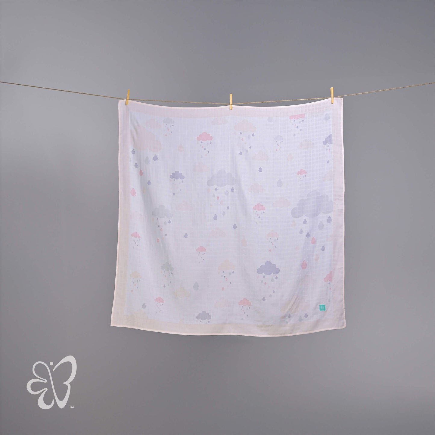 Swaddle Wrap – Rainy Pink