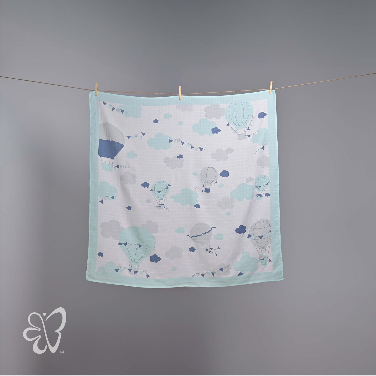 Swaddle Wrap – Windy Blue
