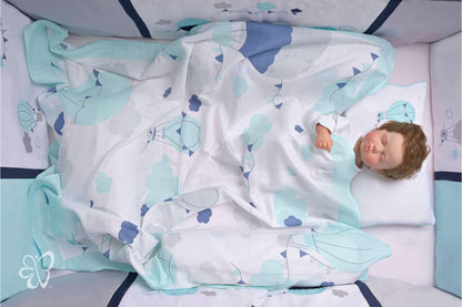 Swaddle Wrap – Windy Blue