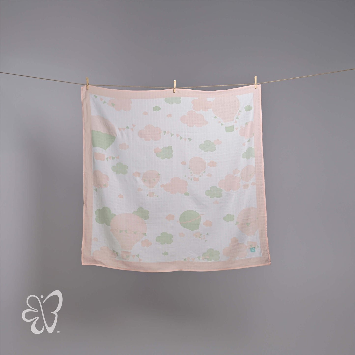 Swaddle Wrap – Windy Pink